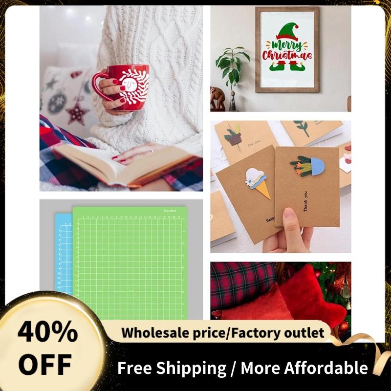 6 Chiếc Thảm Cắt Cho Cricut Joy Xtra 12x8.5in Dính Có Thể Tái Sử Dụng Thủ Công Cắt Thảm Dính Phụ Kiện Thay Thế