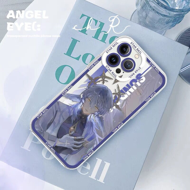 Ốp lưng chủ nhật Honkai Star Rail Tương thích cho IPhone 16 15 11 Pro Max 16 15 Plus Vỏ hoạt hình sáng tạo TPU dễ thương Bảo vệ trong suốt chất lượng cao Vỏ mềm trong suốt chống sốc
