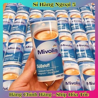 [DATE MỚI NHẤT] Đường ăn kiêng Mivolis 1200 viên, 72g - Hàng nội địa Đức