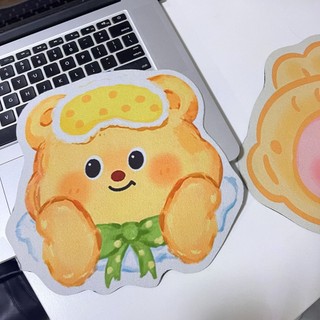 Hoạt Hình Dễ Thương Gấu Chuột Miếng Lót Bé Gái Kích Thước Nhỏ Để Bàn Bàn Laptop Bàn Phím Mềm Miếng Lót Chống Chuột Miếng Lót