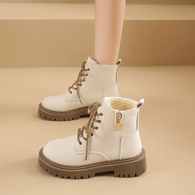 35-42 Giày Nữ Kích Thước Lớn Retro Phong Cách Anh Quốc Giày Bốt Martin Đế Dày Cao Cấp Bên Dây Kéo Giày Bốt Nữ Giày Bốt Nữ Giày Bốt Nữ Giày Bốt Ngắn Nữ Giày Bốt Ngắn Giày Bốt