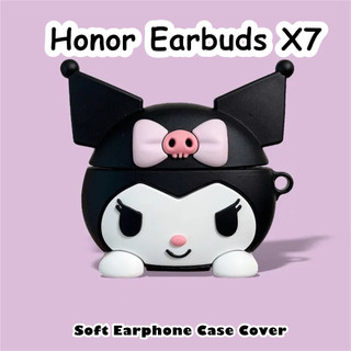 [imamura] Dành cho tai nghe Honor Earbuds X7 Vỏ silicon mềm hoạt hình Vỏ tai nghe đơn giản NO.3