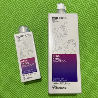 Dầu gội xả xịt ngăn rụng, kích thích mọc tóc FRAMESI Morphosis Densifying 1000ml/150ml [ TN ]