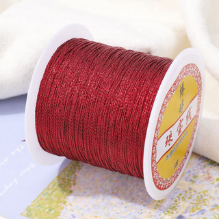 Dây lụa vàng bạc 3/6/9/12/15 sợi, dây buộc thủ công, vòng tay dệt, phụ kiện quấn tay