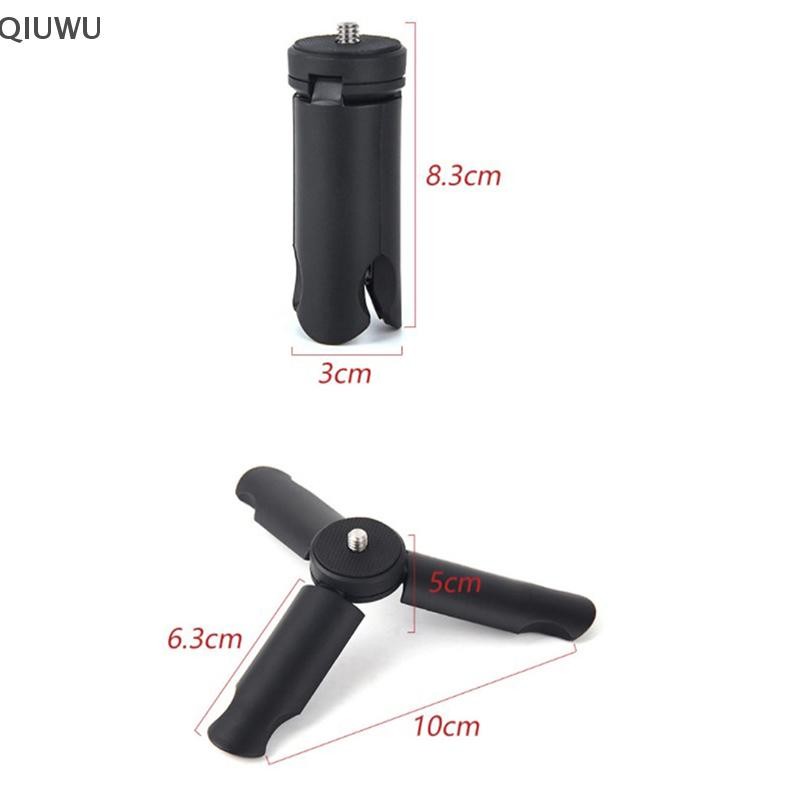 Chân máy QIUWU với vít 1 / 4 đa năng cho điện thoại di động Gimbal Máy ảnh không gương lật Đèn LED Mic Tripod Mircophone Monitor Tripod.