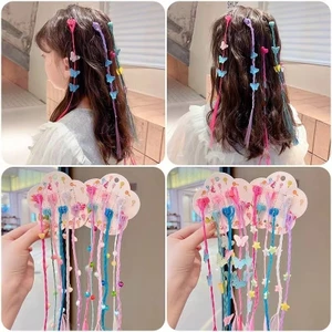 Nhiều Màu Sắc Dễ Thương Cô Gái Tóc Giả Đầu Bướm Ngôi Sao Bắt Bím Phù Hợp Cho Các Bữa Tiệc Sinh Nhật Và Hoạt Động Trường Học Trang Phục Hàng Ngày