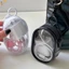 Túi ngoài trời trong suốt nhiều màu Túi trong suốt Trang trí Hộp bí ẩn Hộp trưng bày búp bê PVC Hộp sắp xếp Ví dây kéo đôi VN