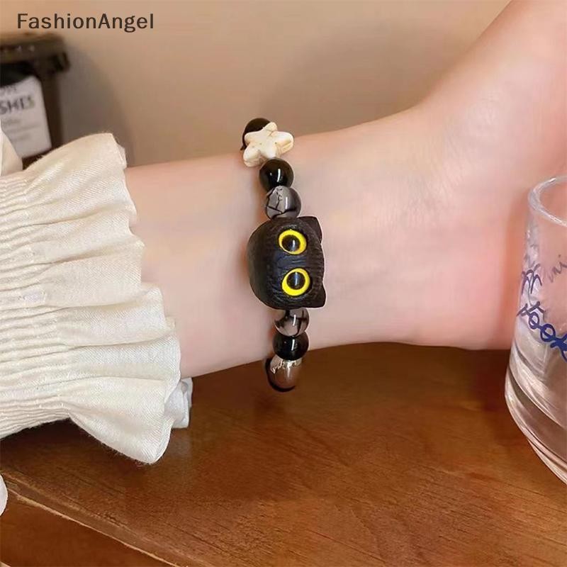 FashionAngel Dễ Thương Đen Đính Hạt Vòng Tay Dành Cho Nữ Hạt Đen Trắng Hoạt Hình Động Vật Cặp Đôi Vòng Tay Trang Sức Hợp Thời Trang Người Yêu Quà Tặng VN