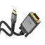Cáp hiển thị BTM USB C sang VGA Độ phân giải 1080P Dây truyền Video cho máy tính xách tay Kết nối với màn hình