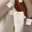 Tất ống giữa BORAGETE, Tất nhung ấm áp mùa đông bằng vải Cashmere, Tất sọc dày thời trang ngủ tại nhà dành cho nữ
