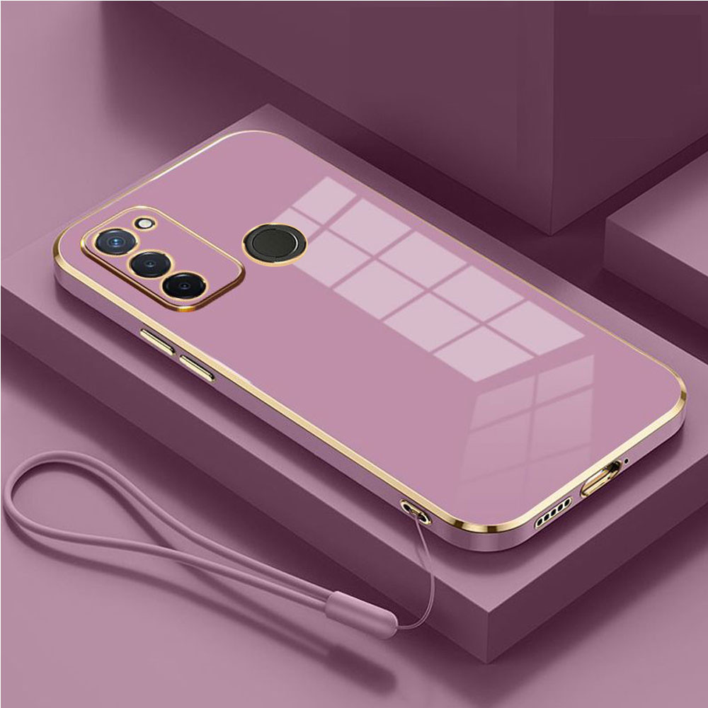 Dành Cho Samsung Galaxy M21 Ốp điện thoại Mạ Vuông Sang Trọng Samsung Galaxy M30S Ốp điện thoại Silicon Chống Sốc Fundas