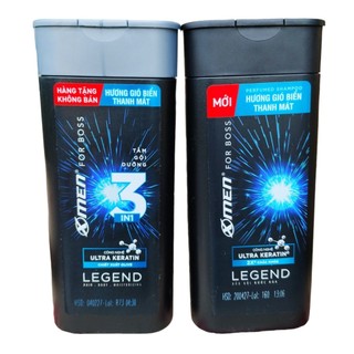 (Xanh) Combo Dầu gội và Sữa tắm Xmen Boss sang trọng cuốn hút 150g/chai (Hàng khuyến mãi)