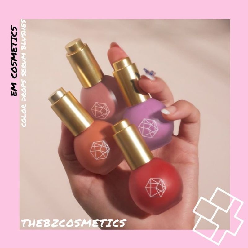 Má kem serum Em Cosmetics Color Drops Serum Blush (28$) | Shopee Việt Nam