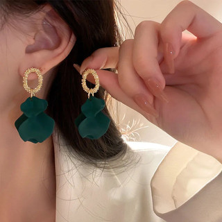 Pháp Phong Cách Mới Cánh Hoa Mặt Dây Chuyền Thực Vật Bông Tai Hoa Thiết Kế Thời Trang Bé Gái Bông Tai Tinh Tế