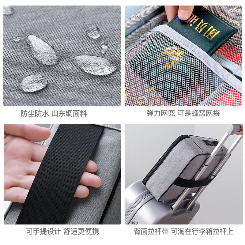 [Bộ sưu tập 2200 người] Túi lưu trữ tài liệu nhiều lớp, hộp lưu trữ đa chức năng có khóa cho thẻ tín dụng, bằng lái xe, tài liệu quan trọng, hộp đựng thẻ 9ZND