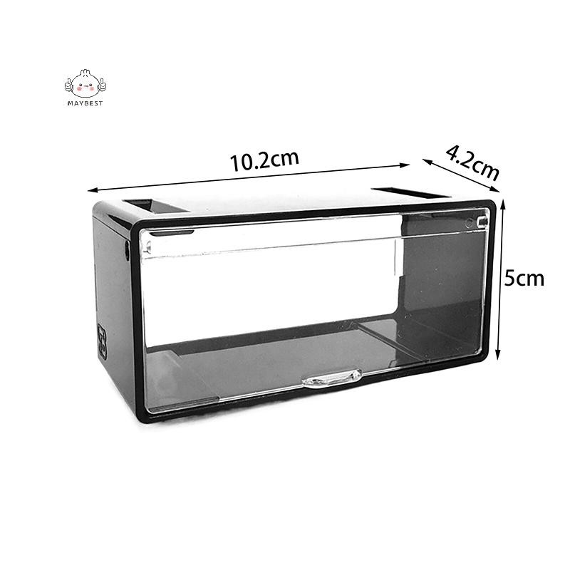 Maybest 1 Hộp Trưng Bày Ô Tô Trong Suốt Chống Bụi Có Thể Xếp Chồng Hộp Bảo Quản Không Có Xe Diecast Mẫu Trẻ Em Hợp Kim Xe Ô Tô Mô Hình Hộp Bảo Quản {VN}