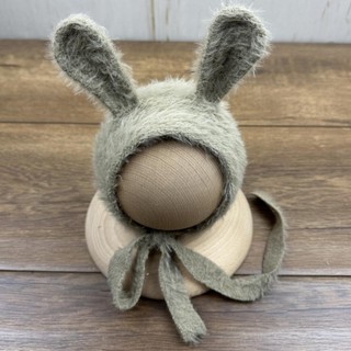 THEHOMECO Trang phục trẻ em dệt kim, Cosplay dệt kim mềm Đạo cụ chụp ảnh sơ sinh, Đạo cụ búp bê thỏ nhẹ dễ thương đáng yêu dành cho các buổi chụp ảnh và cosplay cho bé