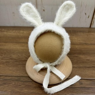 THEHOMECO Trang phục trẻ em dệt kim, Cosplay dệt kim mềm Đạo cụ chụp ảnh sơ sinh, Đạo cụ búp bê thỏ nhẹ dễ thương đáng yêu dành cho các buổi chụp ảnh và cosplay cho bé