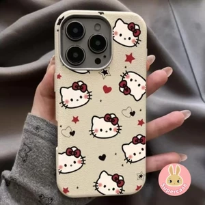 Ốp Điện Thoại Mèo Kitty Da PU Cho Vivo V70 Elite FE V60 V50 Lite Y31D Y31 Y51 Y05 Y21D Y11D Y39 5G 4G Vỏ Coquette ốp Ngôi Sao Mềm Chống Sốc