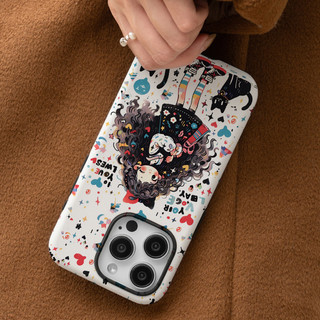 Ốp điện thoại 2 trong 1 Graffiti Girl tương thích với iPhone 15 Pro Max, Apple 16 14 Plus 11 / 12 / 13 Pro Max, vỏ bảo vệ chống sốc mới