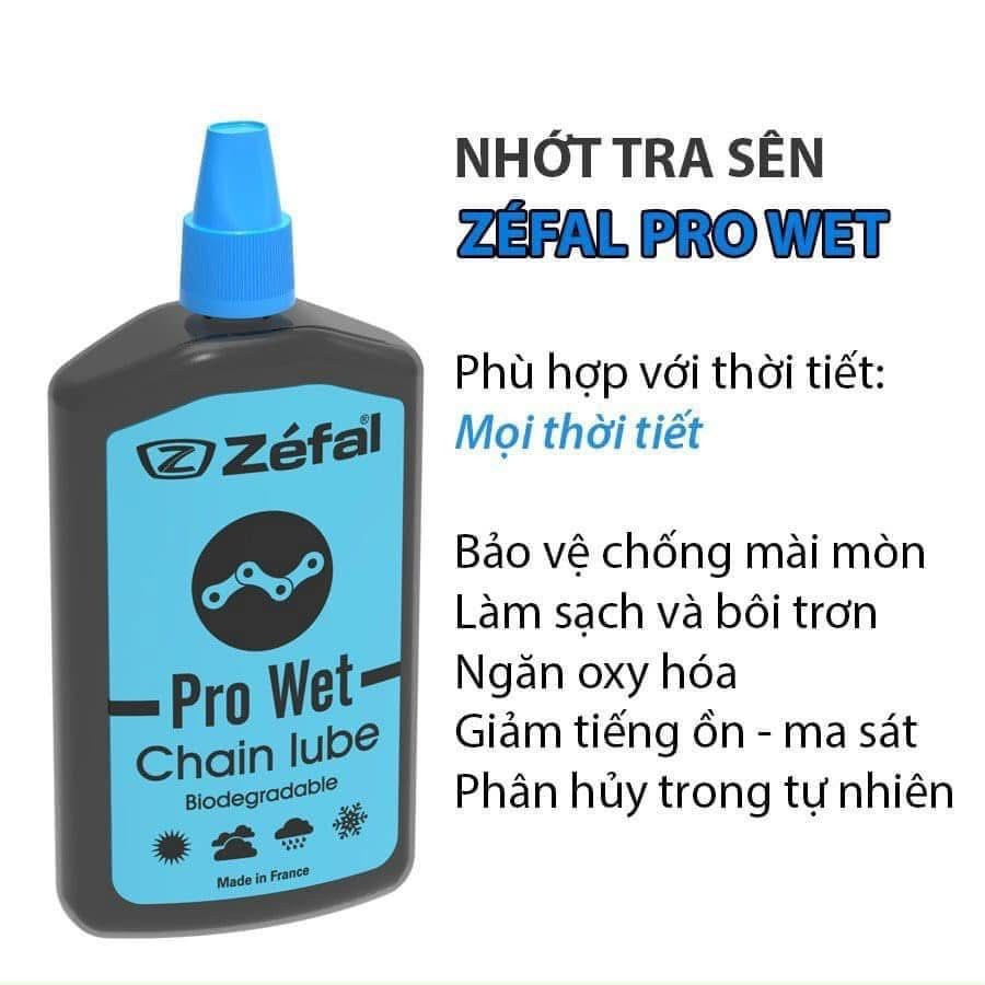 DẦU TRA SÊN XE ĐẠP ZEFAL PRO WET 120ML LOẠI ƯỚT