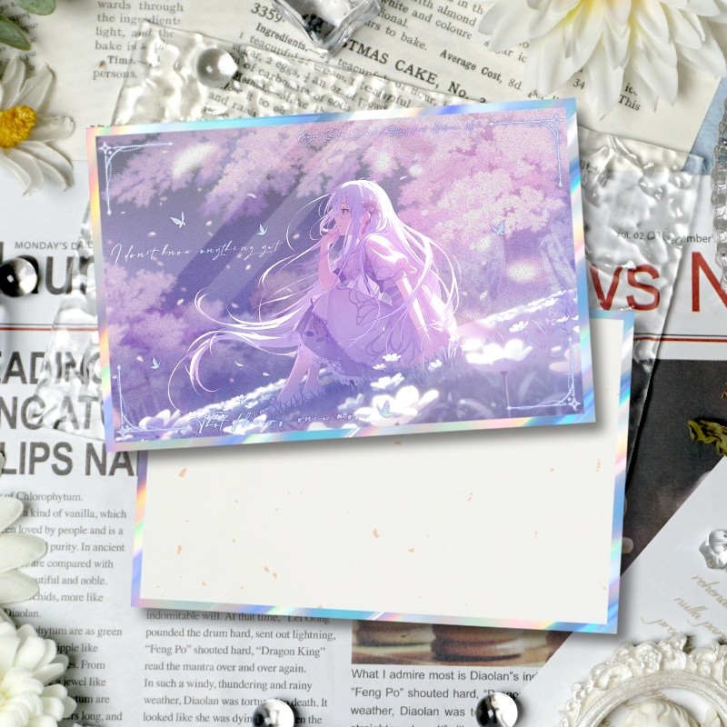 Project SEKAI  Shikishi Board Standee Ena Shinonome, Thẻ nghệ thuật lấp lánh Kanade Yoisaki cho bàn làm việc
