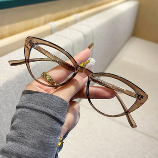 Gọng Kiếng Cận Nữ ALOLA Mặt Kính Mắt Mèo TR90 Chông Tia UV Ánh Sáng Xanh Đổi Màu Khi Ra Nắng Cao Cấp