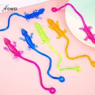 YOWEI 30 miếng Đồ chơi tắc kè Túi đựng đồ chơi trẻ em nhồi bông, Đồ chơi thằn lằn đàn hồi, Phần thưởng lớp học Đồ dùng dự tiệc sinh nhật VN
