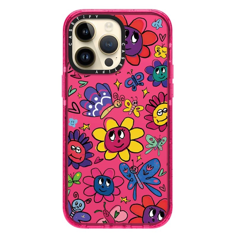 CASETiFY X thế giới đầy màu sắc Ốp lưng Acrylic cứng hút từ tính cho Apple IPhone 12 13 14 15 16 Pro Max Plus có hộp