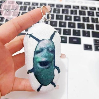 Deyangk Cursed Plankton Meme Sang Trọng Squeak Mặt Dây Chuyền Túi Móc Khóa Ngộ nghĩnh Túi Charm Giọng Nói Mặt Dây Chuyền Búp Bê Mô Hình Trang Trí Quà Tặng Đồ Chơi VN