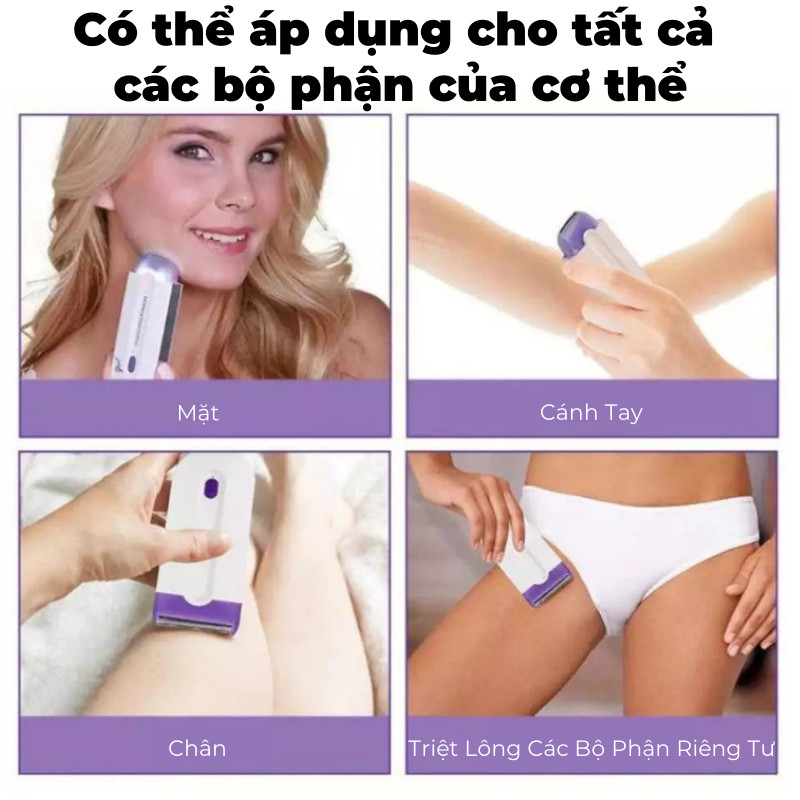 Máy triệt lông lạnh,Máy triệt lông cầm tay hàng chính hãng,tay chân, nách êm ái an toàn ko xước da