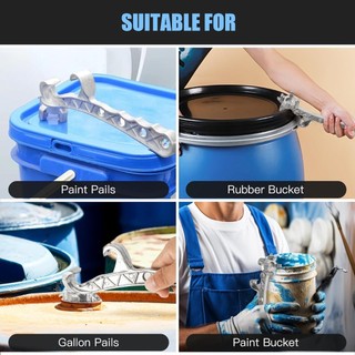 Dụng cụ mở thùng nhôm 3 In1 Dụng cụ mở thùng 5 Gallon Dụng cụ mở nắp thùng bạc Cờ lê nắp hộp kim loại Dụng cụ tháo nắp để sử dụng trong công nghiệp tại nhà Dụng cụ trống cờ lê Bung để mở trống Gallon 1 cái