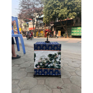 Áo lồng chim chào mào vải hoa chất thun kate