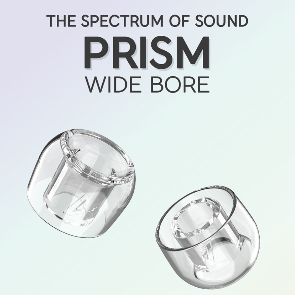 Divinus Prism Lỗ khoan rộng LSR Tai nghe Eartips cho vòi phun 4-6mm Đầu tai nghe dành cho người biểu diễn FUL 5 + 2 JUZEAR Defiant