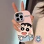 Vỏ Crayon Shin-chan Dễ Thương Cho Redmi Note 14 13 Pro Plus 12 Turbo 11 SE Pro Plus 11T 11S 5G 4G Vỏ Điện Thoại Hoạt Hình Vui Nhộn Màu Kẹo Chống Rơi Ốp Lưng Mềm Mờ