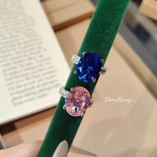 Trang sức kim cương nhiều màu sắc phong cách châu Âu và Mỹ mới, phù hợp cho nữ