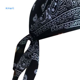 Mũ biker paisley in cho người lớn nam, kèm bandana khăn trùm đầu, phù hợp xe máy