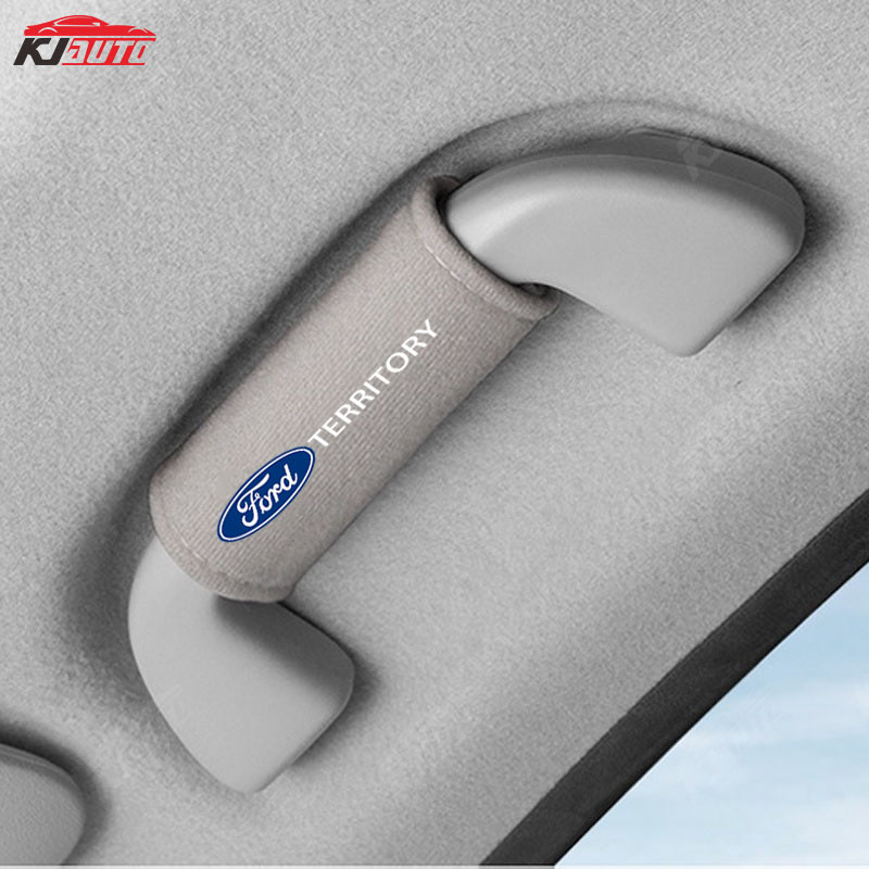 Ford Territory Da lộn Tay nắm nóc ô tô Vỏ bảo vệ Tay nắm cửa Phụ kiện trang trí da