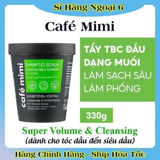 [DATE MỚI] Tẩy Da Chết Da Đầu Cafe MiMi 330G làm sạch da đầu, giảm dầu bết, dưỡng tóc của Nga -HÀNG CHÍNH HÃNG