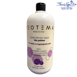 Kem hấp tím khử vàng dành cho tóc sáng, bạch kim TEOTEMA Silver Specific Mask ( No Yellow ) 1000ml [ TN ]