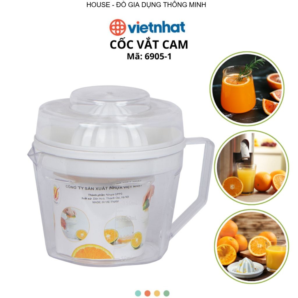 Cốc Vắt Cam Trong Suốt Chính Hãng Việt Nhật (6905-1)