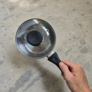 Nồi bột inox đáy từ nắp kính,nồi quánh khuấy bột, nồi quánh 14cm,16cm - Nồi bột Đông Á