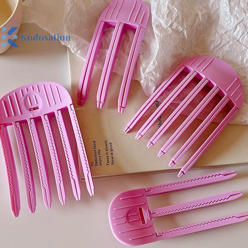 Kudosation Nổ Tóc Lông Tơ Hiện Vật Kẹp Tóc Dành Cho Nữ Đầu Trước Tăng Top Bangs Định Hình Lược