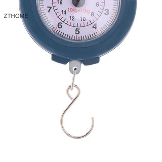 Zthome Mini Con trỏ Móc lò xo Công suất 10kg Cân kỹ thuật số thực phẩm hành lý trọng lượng HOT