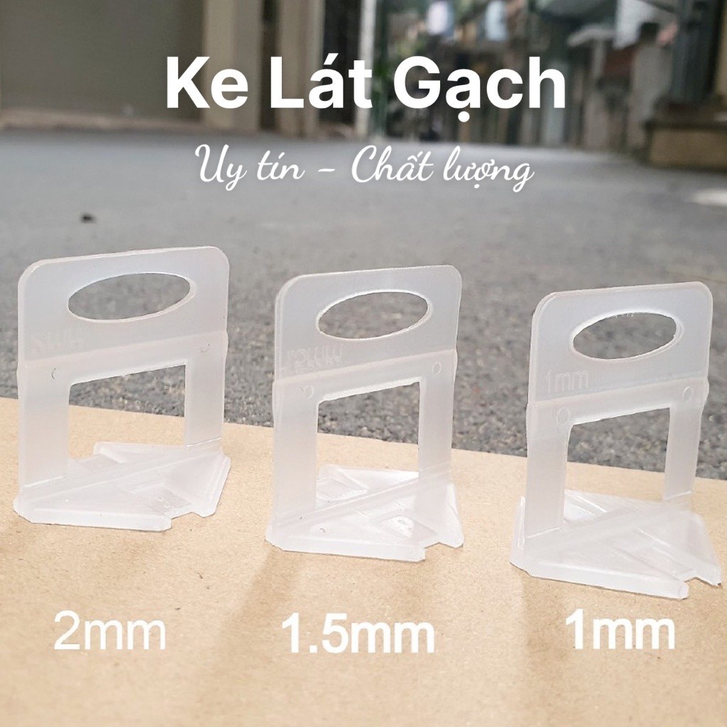 Set 90 Ke Cân Bằng Ốp Lát Gạch 1.0 mm, 1.5 mm Tùy chọn size - không bao gồm Ke Nêm Đỏ FE123