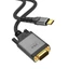 Cáp hiển thị BTM USB C sang VGA Độ phân giải 1080P Dây truyền Video cho máy tính xách tay Kết nối với màn hình