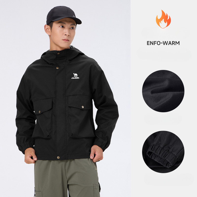 Ảnh Áo khoác thể thao CAMEL CROWN Quần áo leo núi chống gió và chống nước ngoài trời dành cho nam 3