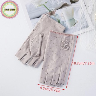 Safenh 1 Đôi Găng Tay Nail Art Găng Tay Giảm Tia UV Phụ Kiện Làm Móng Tay Chống Tia UV VN