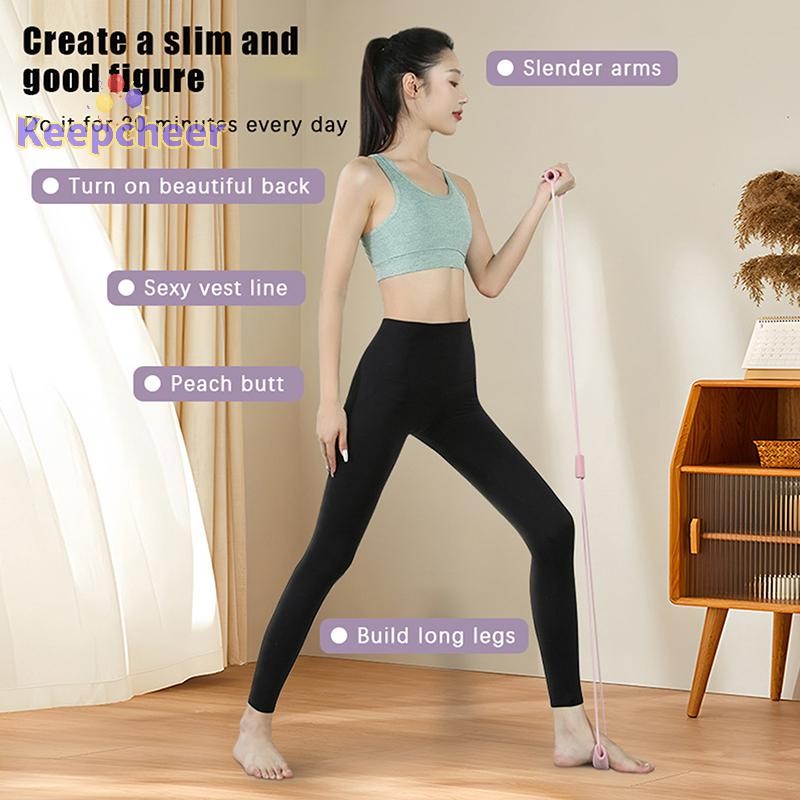[Keepcheer] Dây kháng lực Phụ kiện tập thể dục Yoga Dây kéo cao su Thiết bị tập thể dục và tập thể dục dành cho nữ Tập thể dục cổ co giãn [Mới]