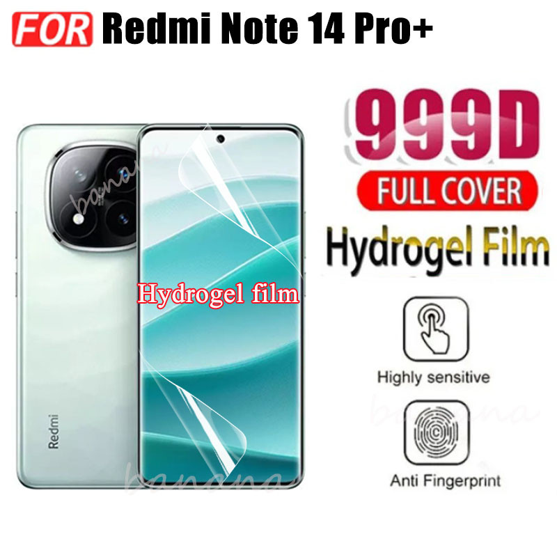 Ốp điện thoại di động chống rơi 3in1 Redmi Note 14 Pro + cho Redmi Note 14Pro Note 14 Pro Plus Phim kính cường lực + Phim ống kính